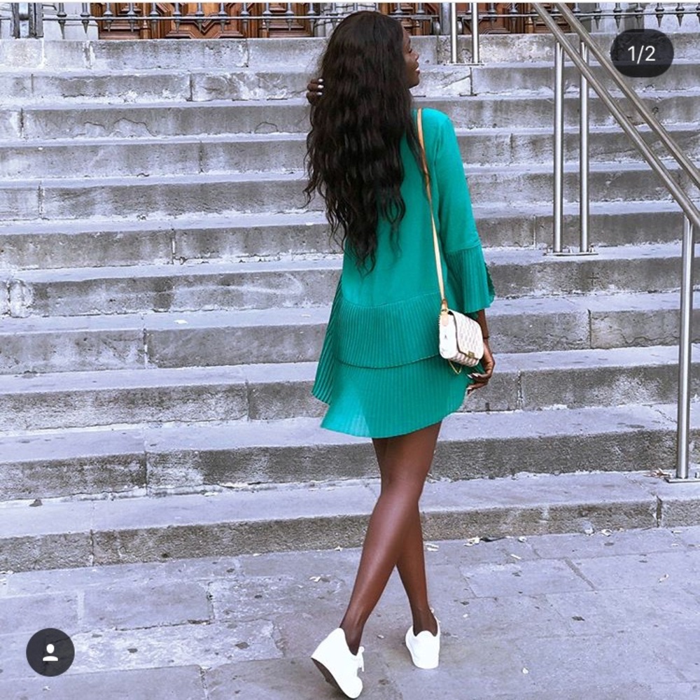 🎉HP 🎉ZARA Pleated Dress - Picture 6 of 7